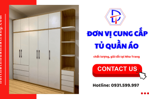 Đơn vị cung cấp tủ quần áo chất lượng, giá tốt tại Nha Trang