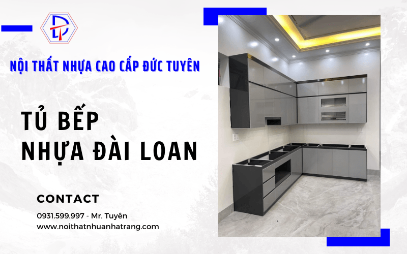 Tủ bếp nhựa Đài Loan