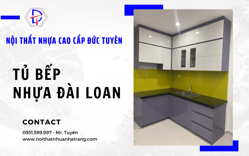 Tủ bếp nhựa Đài Loan